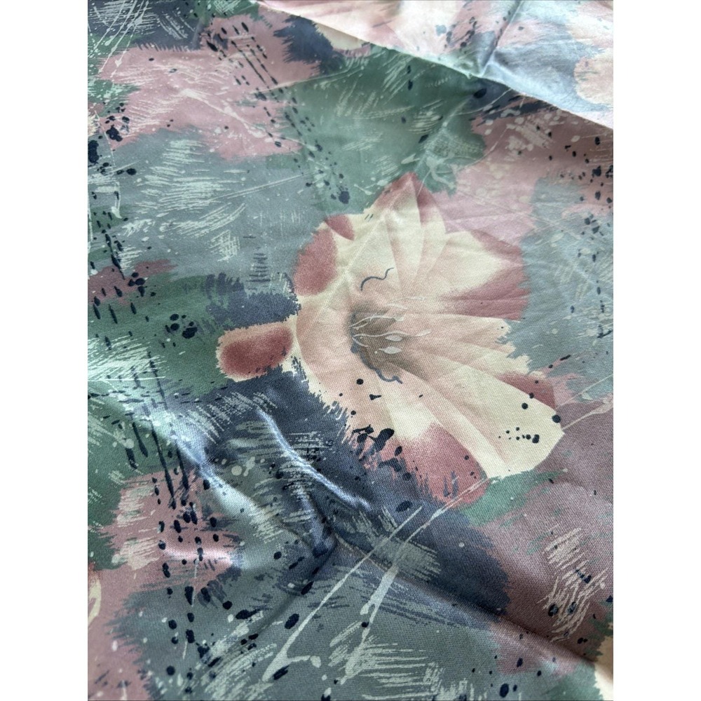 Vintage Stanley King Studio Fabric 6+ Yards Floral Chintz Teflon 56" Wide